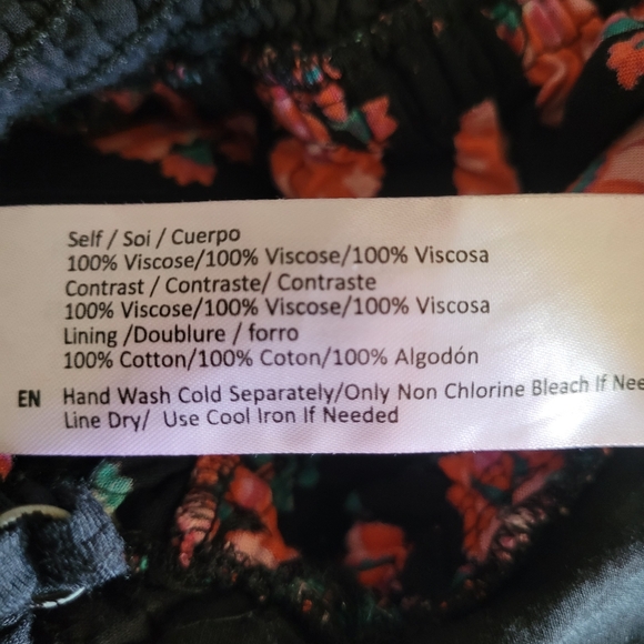 Band of Gypsies Intricate Fairycore Floral Pattern Romper with Skirt Draping XS - Picture 6 of 11